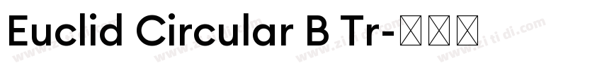 Euclid Circular B Tr字体转换